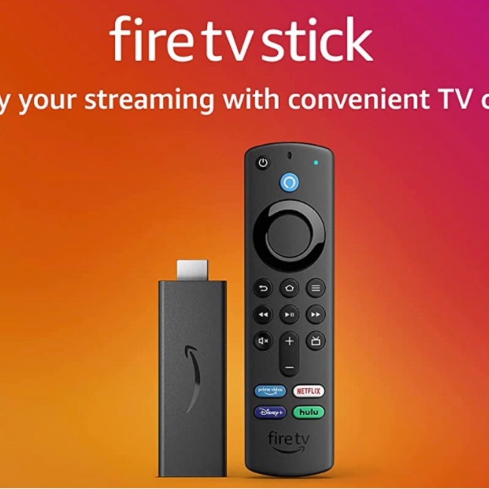 Fire TV Stick with Alexa Voice Remote (includes TV controls), HD streaming